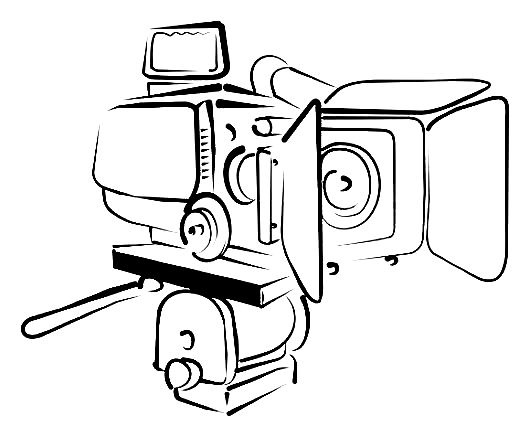 Dibujo de una cámara